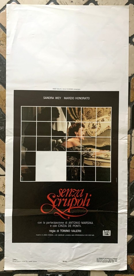 Locandina di Senza scrupoli (1987)