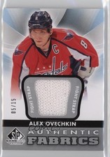 2012 SP Game Used Edition Authentic Fabrics Fight Strap /15 Alex Ovechkin 01ks