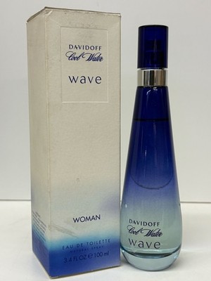 Cool Water Wave For Woman Eau de Toilette Spray 3.4 fl oz, UNSEALED.