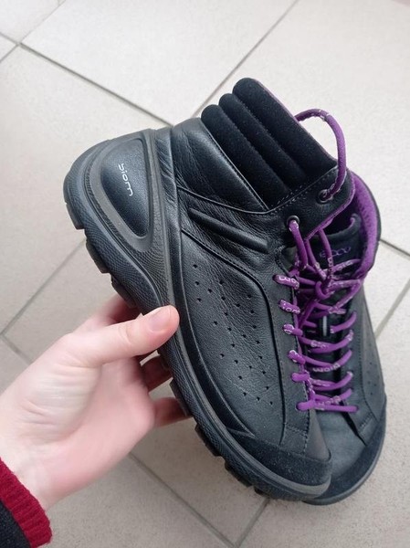 Women Ecco Boots Black Suede 36.5