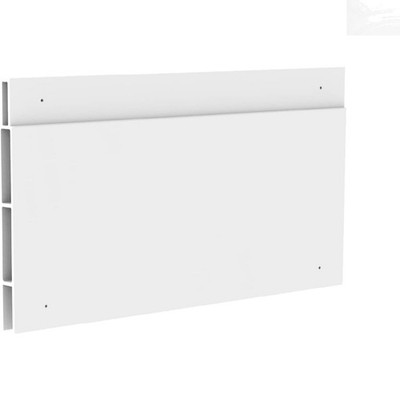 Durable 4-Inch Pet Door Height Extension Panel for Sliding Doors - White