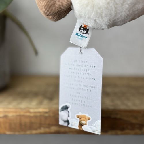 Huevo hervido confuso Jellycat - Huevo juguete suave con patas retirado raro coleccionable - Imagen 9 de 11