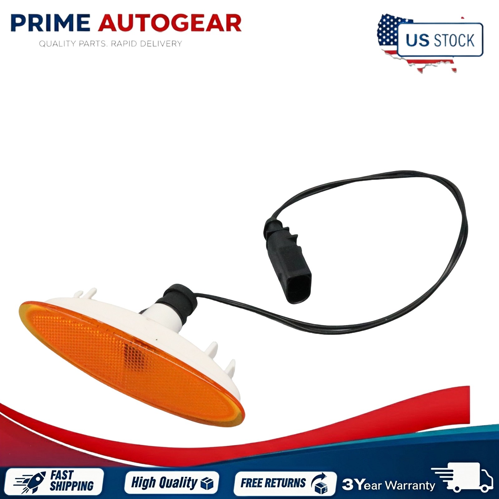 Front Bumper Left Right Side Marker Light for Bentley Continental GT GTC 04-11