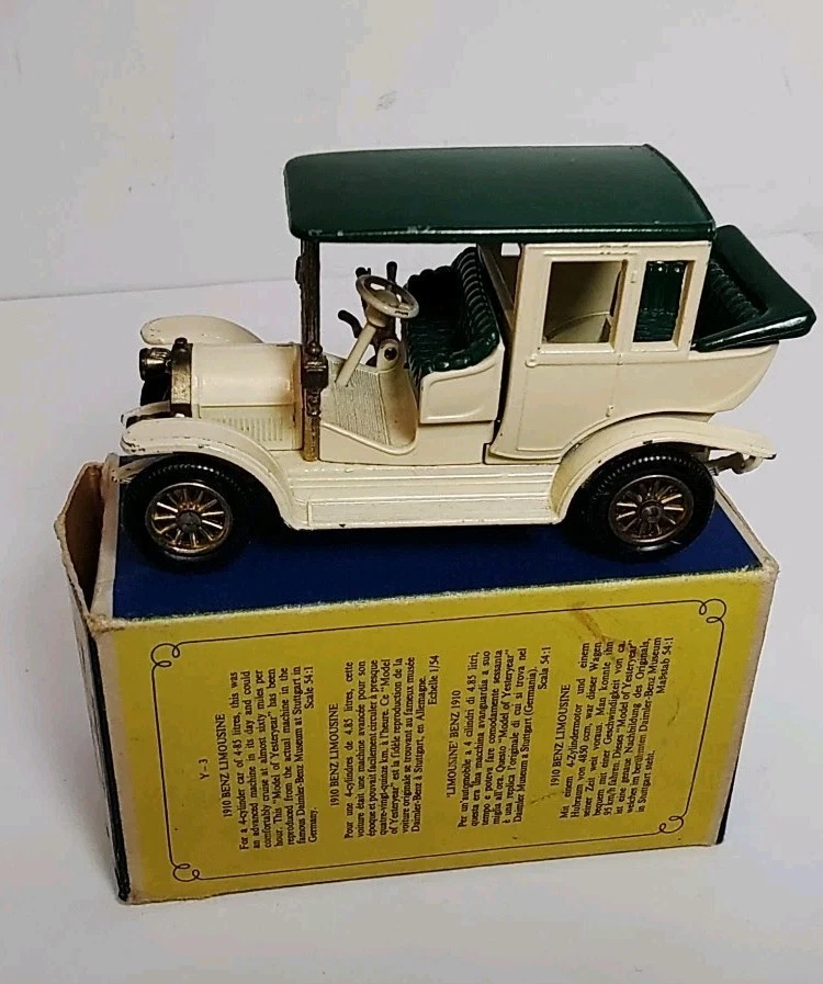 Matchbox Models of Yesteryear Y-3 1910 Benz with Original Box - Image 2 of 4