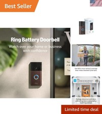 Battery Doorbell  Home or business security with Head-to-Toe Video, Live Vie...