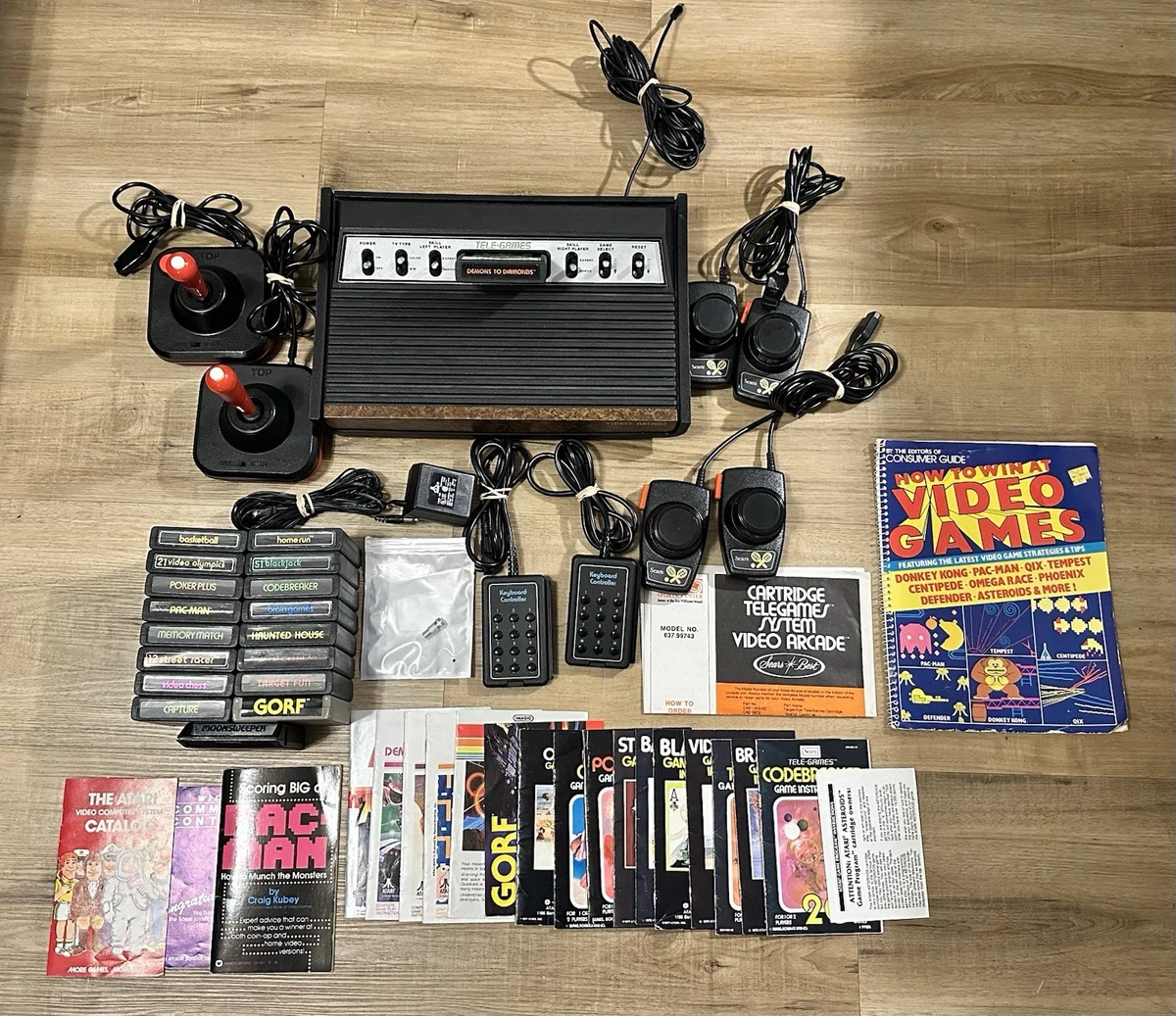 Console Sears Heavy Sixer [ Atari 2600 ] Completo Coleção Hs