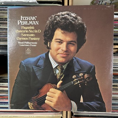 Concerto No 1 D Minor Record Vinyl Paganini Foster Itzhak Perlman Angel Sealed