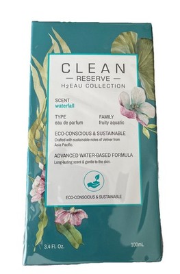Clean, Scent Waterfall, Eau De Parfum, Unisex, 100ml 3.4fl Oz Factory Sealed.