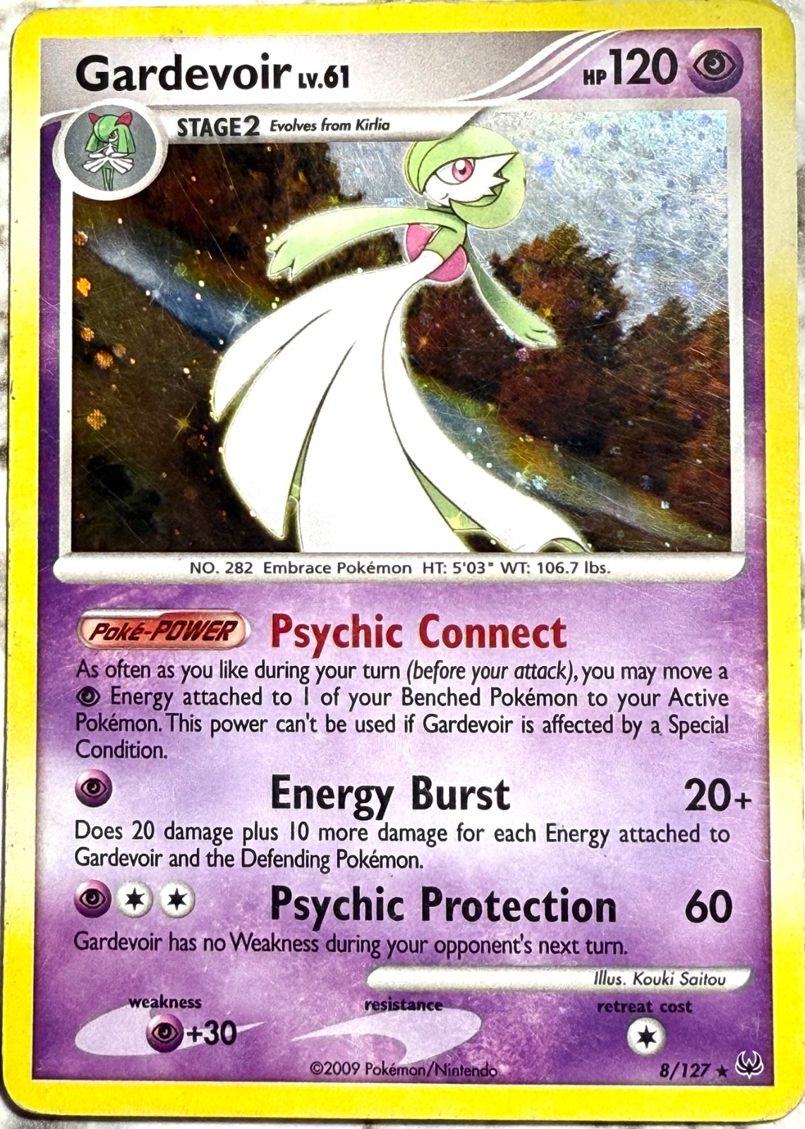 Gardevoir 8/127 Platinum Holo