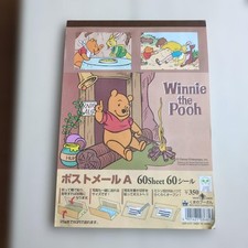 Winnie the Pooh Postmail A Retro Letter Set Vintage with Stains