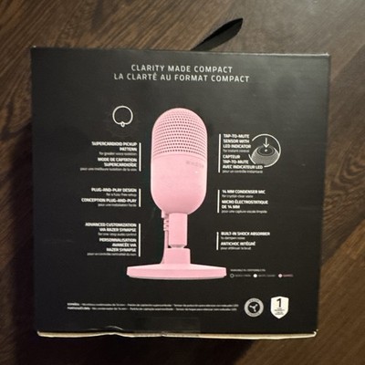 Razer Seiren V3 Mini Quartz Edition- Ultra-Compact USB Microphone