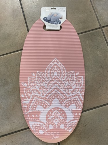 NEW APANA LUXE YOGA KNEE MAT PINK WITH CARRY HANDLE NWT READ DESCRIPTION