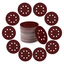 100 PCS 5 Inch Sanding Discs Hook and Loop Sandpaper for Random Orbital Sande... 0.25 per gallon