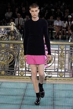 Raf Simons Men's skirt miniskirt - size 48 pink, fuchsia - GRAIL