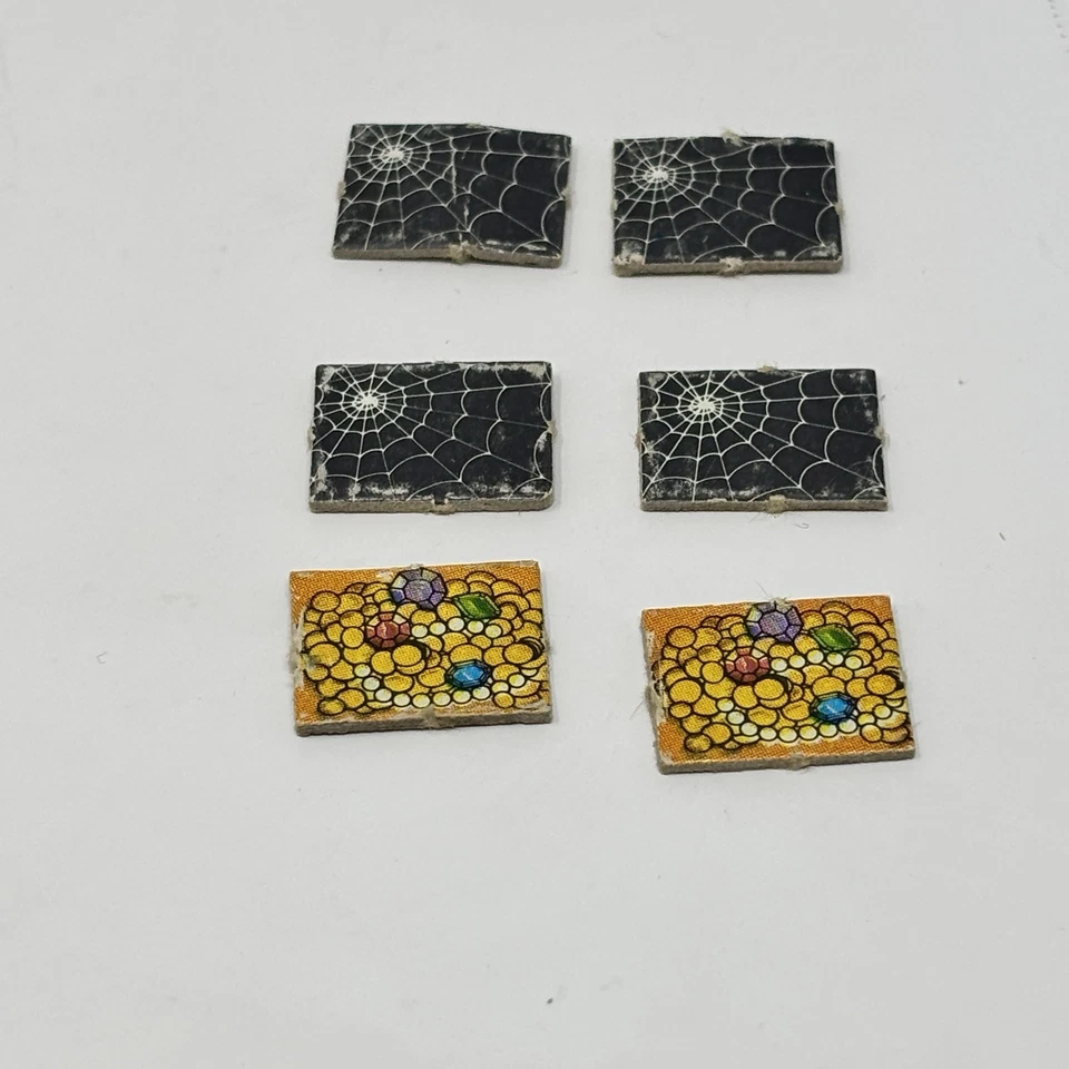 Mystery Mansion 1984 Replacement pieces Treasure Chest Treasure Cards - Image 2 of 4