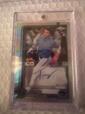 2025 Topps Chrome - Rookie Autographs Javier Sanoja #RA-JSA Refractor /499  