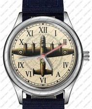 Lancaster Bomber Trendy 38mm Face Wrist Watch