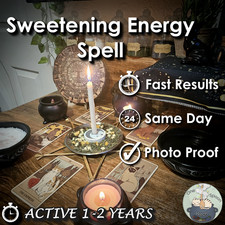 Sweetening & Positive Energy Spell - SAME DAY Casting for