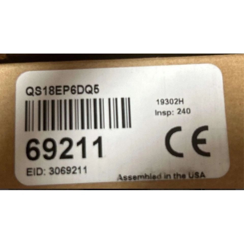 BANNER QS18EP6DQ5 M18 Photoelectric Sensor, Diffuse, 800mm, 10-30VD - Image 2 of 4