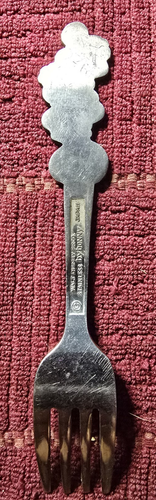 Vintage Walt Disney Minnie Mouse Youth Fork by Bonnie 5 5/8" Stainless Japan - Picture 4 of 5