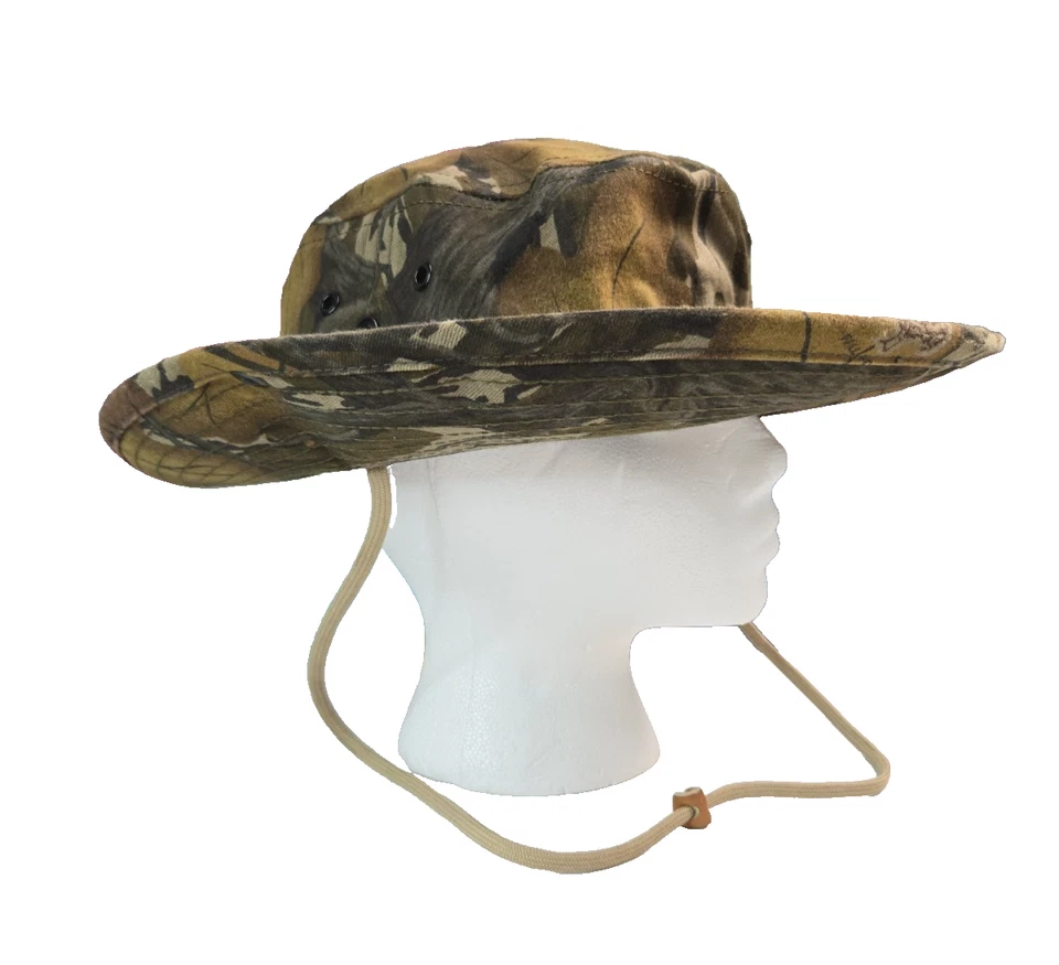 Mossy Oak Vintage Otoño Follaje Caza Boonie Sombrero Gorra Para Hombre Talla XL Foto 3 de 4
