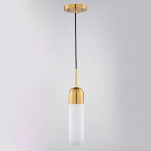 Vaxcel Lighting P0420 5"W Suspension Mini Pendant - Gold - Picture 4 of 11