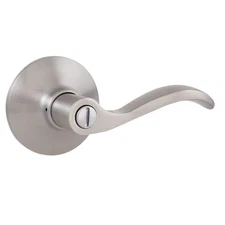 Defiant Naples Satin Nickel Bed/Bath Door Lever