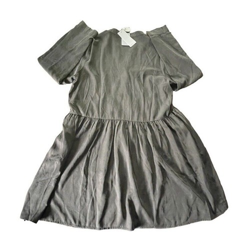 NWT Ripe Demi Tencil Maternity Nursing Breathable Midi Dress Olive Green Large - Picture 7 of 13