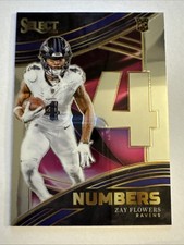 NMB 月別 2023 Panini Select - Select Numbers Zay Flowers #NMB-ZFL (RC) for