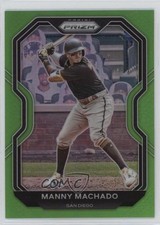 2021 Panini Prizm Tier II Lime Green Prizm 30/125 Manny Machado #139 07r3