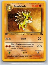 Sandslash - 41/62 - MP - Fossil 1st Edition on eBay