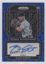 2022 Panini Prizm Rookie Blue Donut Circle 24/50 Zack Short #RA-ZS Auto 10k8