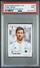 1531 Lionel Messi 2018 Panini FIFA World Cup #288 Russia Stickers Black PSA 9