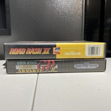 Road Rash II (Sega Genesis, 1992) CIB Manual Tested + GP Super Monaco