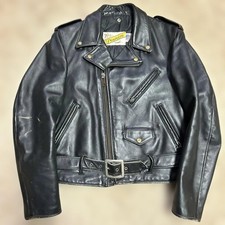 Schott 618 giacca pilota pelle blouson uomo taglia 38 nero originale