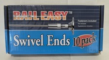 Atlantis Rail Easy 5/32" Barandilla de Cable Extremos Giratorios (Paquete de 10) - C0981-S104 - NUEVO