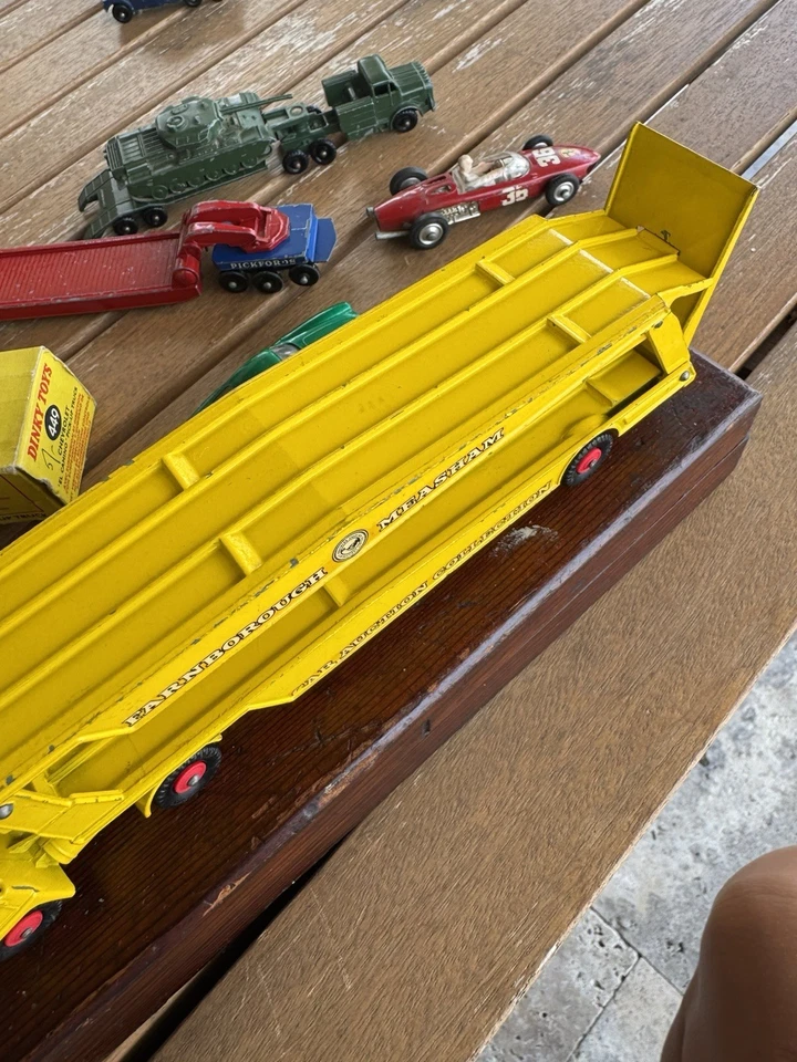 Matchbox Lesney Guy Warrior Car Transport - Yellow - Vintage King Size K-8 - Image 4 of 4