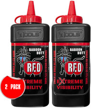 CE Tools Baboon Butt Red® Extreme Visibility Marking Chalk 10 oz. - 2 PACK
