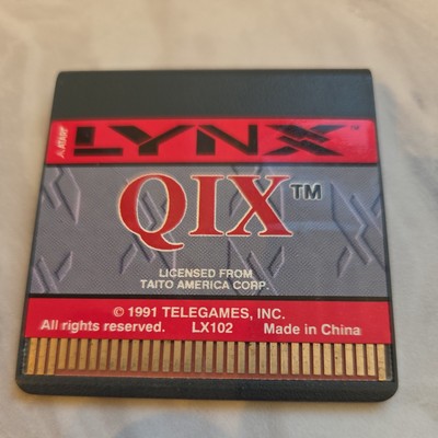 Qix (Atari Lynx, 1991) getestet - original