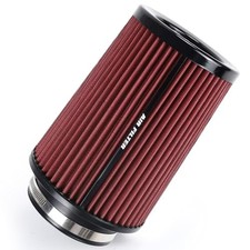 Red High Performance Cold Air Intake Filter - 3 3.5" x 4 Inch