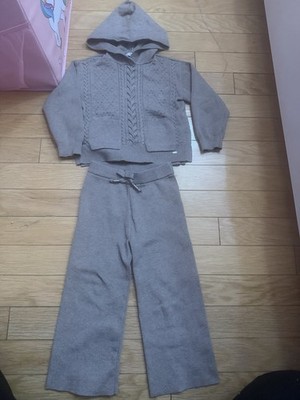 Knitted Set Pants And Hoodie Mayoral, 4Y, For Girls