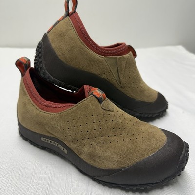 Merrell Improv Tumbleweed Beige Suede Moc Slip On Shoes Women s 7