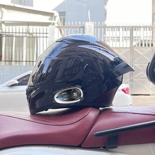 Bluetooth Full Motorcycle Helmet With Camera Recorder Wireless Intercom Headset