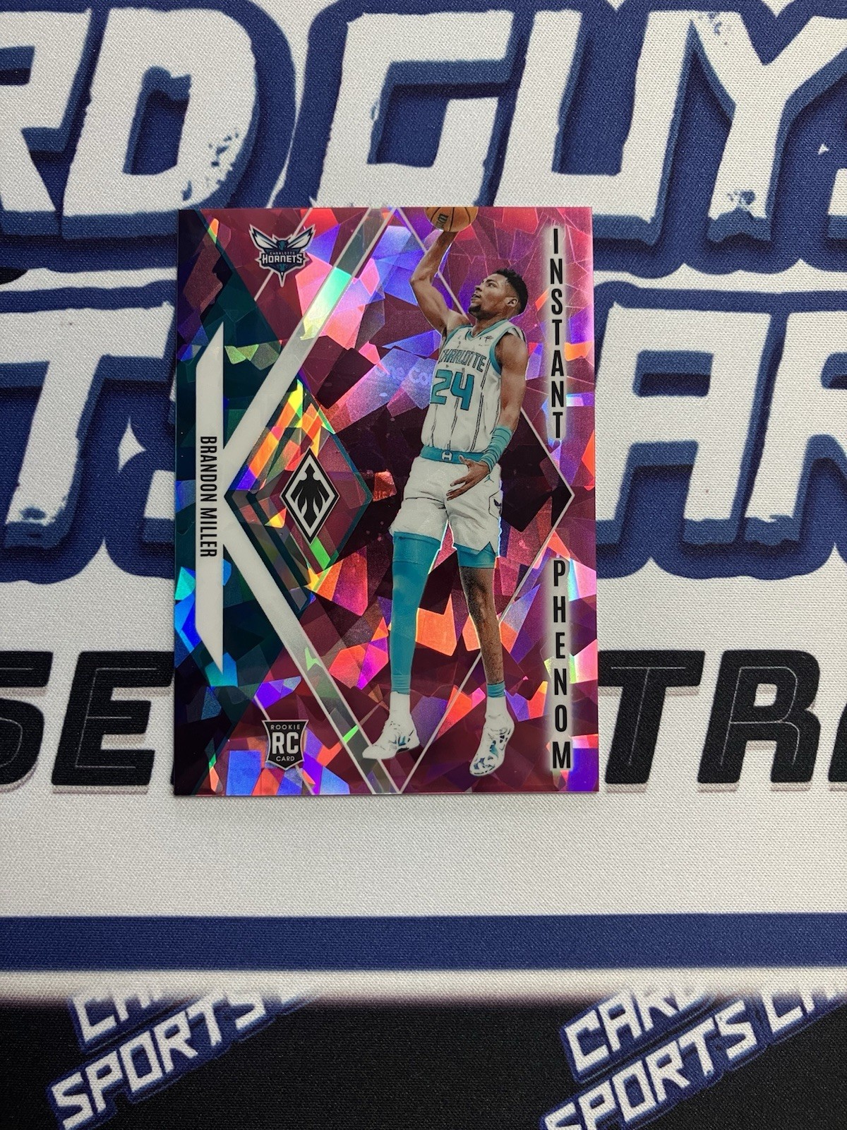 2023-24 Panini Phoenix #24 Brandon Miller RC Instant Phenom Pink Ice /25