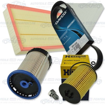 Inspektionskit Filter Satz Paket XXL (P) VW  TIGUAN II  2,0TDi  240PS mit Wa.