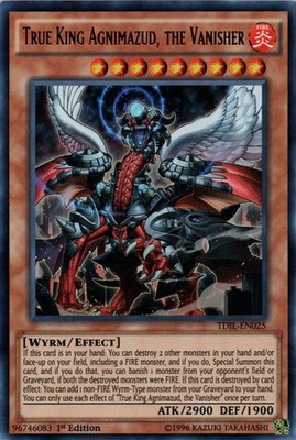 True King Agnimazud, the Vanisher - TDIL-EN025 - Ultra Rare - 1st Edition x1 - L