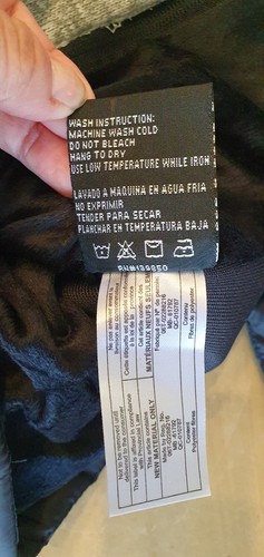 YMI, Black Padded Jacket, Small, Full Zip, grey Knit Insert, Hooded, Marla, Warm - Picture 17 of 17