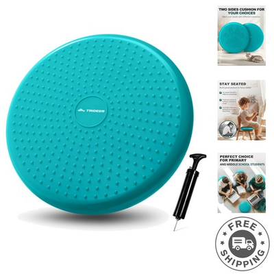#ad Wobble Cushion Balance Disc Flexible Seating for Kids with Inflation Pump $51.97