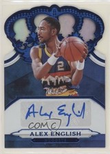 2018-19 Panini Crown Royale Blue 16/35 Alex English #CA-AEG Auto HOF 7qg