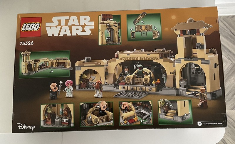 LEGO Star Wars: Boba Fett's Throne Room (75326) Brand New Sealed Retired